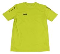 Limetkové funkční sportovní tričko s logem JAKO