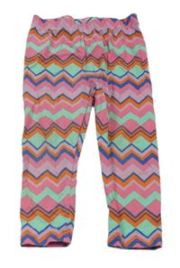 Farebné vzorované legíny Tu