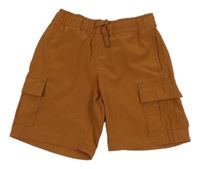 Medové cargo šušťákové funkčné kraťasy Cat&Jack