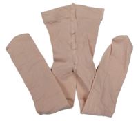 Svetloružové pančuchy H&M