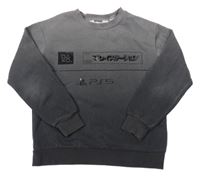 Tmavošedo-čiernošedá mikina s logem - PlayStation H&M