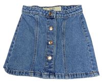 Modrá rifľová prepínaci sukňa Denim Co.