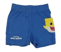 Modré bavlnené kraťasy s Baby Shark Nutmeg