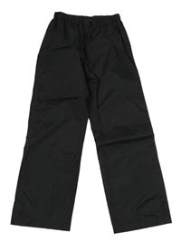 Čierne šušťákové podšité nohavice H&M