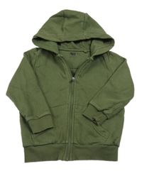 Khaki prepínaci mikina s kapucňou F&F