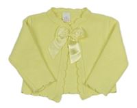 Žltý sveter s mašlou