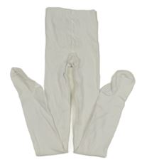 Bílé punčocháče C&A