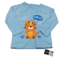 Nové - Modré triko s tygrem St. Bernard