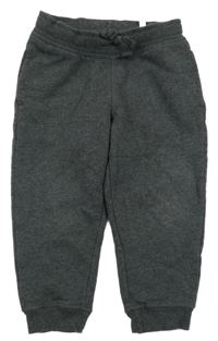 Tmavosivé melírované tepláky H&M