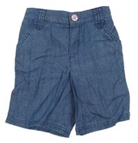 Modré lehké riflové kraťasy Mothercare
