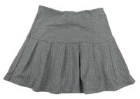 Sivo-biela pruhovaná sukňa H&M