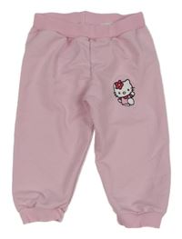 Ružové tepláky s Hello Kitty