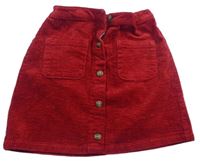 Červená menšestrová prepínaci sukňa s vreckami Next