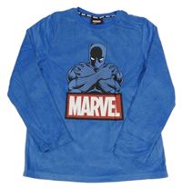 Modré sametové pyžamové triko s Marvel Primark