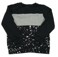 Čierno-sivá flekatá mikina zn. George