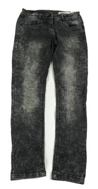 Tmavošedé vzorované skinny rifle Pepperts