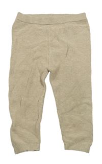 Béžové pletené tepláky F&F