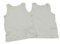 2x Bílá košilka Primark