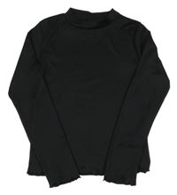 Čierne rebrované tričko Y.F.K.