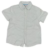 Biela kockovaná košeľa zn. H&M