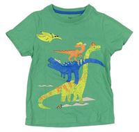 Zelené tričko s dinosaurami M&S
