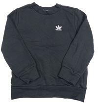 Černá mikina s logem Adidas
