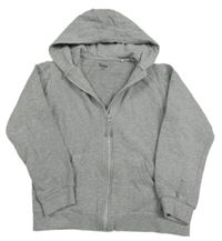 Sivá prepínaci mikina s kapucňou M&Co.