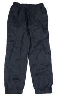 Tmavomodré šušťákové nohavice Tu