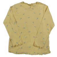 Žluté květované triko Primark