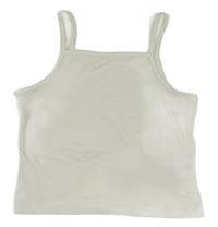 Biely crop top