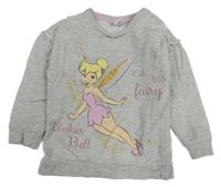 Svetlosivá mikina so Zvonilkou Disney