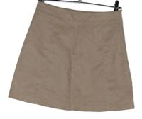 Dámska svetloružová semišová sukňa H&M