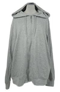 Dámska sivá prepínaci mikina s kapucňou Primark