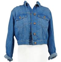 Dámská světlemodrá riflová crop bunda New Look 