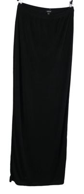 Dámská černá dlouhá sukně Boohoo 