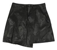 Čierna koženková sukňa H&M