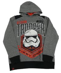 Šedá mikina se Star Wars a kapucí C&A