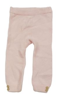 Svetloružové pletené tepláky Orchestra