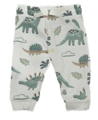 Biele tepláky s dinosaurami F&F