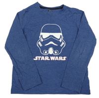 Tmavomodré triko Star Wars Primark
