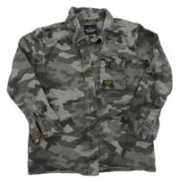 Khaki army riflová košile Threadboys