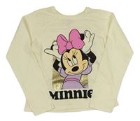 Smetanové triko s Minnie Disney