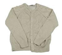 Béžový trblietavý prepínaci sveter George