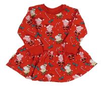 Červené teplákové šaty s Pepinou Dunnes