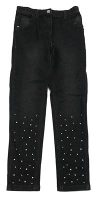 Nové - Černé rifle s kamínky Tu