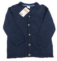 Nové - tmavomodrý prepínaci sveter H&M