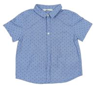 Svetlomodrá bodkovaná košeľa zn. H&M