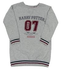 Sivá melírovaná dlhá mikina s Harry Potterem Primark