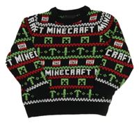 Černý svetr Minecraft Nutmeg