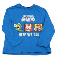 Modré triko s Máriem 